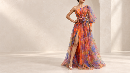 Elegant One-Shoulder Maxi Dress
